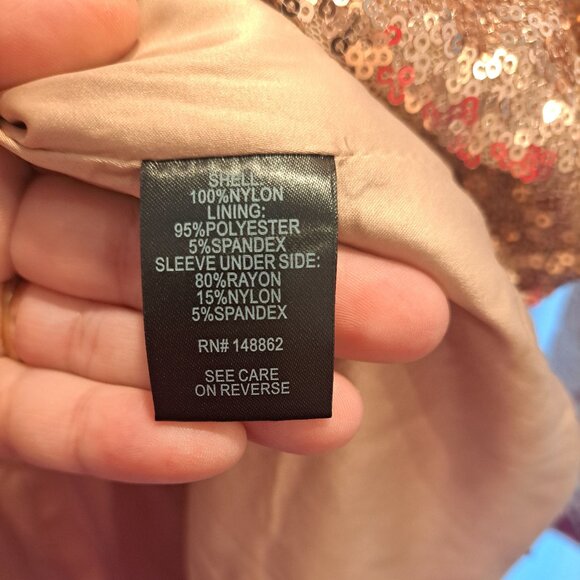 Torrid Rose Gold Sequin Cardigan - Picture 11 of 12